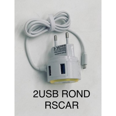 CHARGEUR TELEPHONE PORTABLE V8 RSCAR RS-HCA80